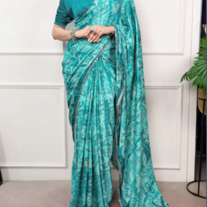 Sky Blue Saree