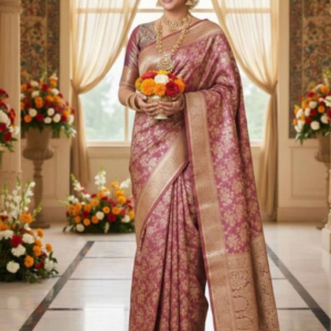 Baby Pink Saree