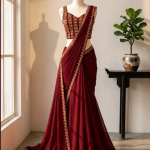Merron Color Saree